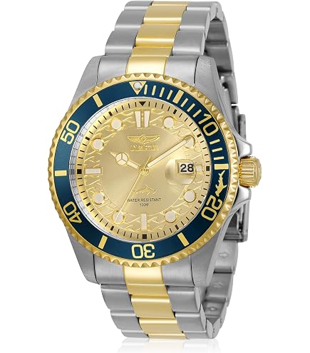 Amazon.com: Invicta Pro Diver Men 40mm Stainless Steel Gold +